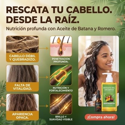 Shampoo de Batana™ Oil - Crecimiento y Reparación Capilar