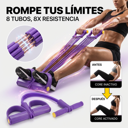 Último dispositivo de resistencia de pedal de 8 tubos de 2026: dispositivo de resistencia de pedal desmontable y ajustable
