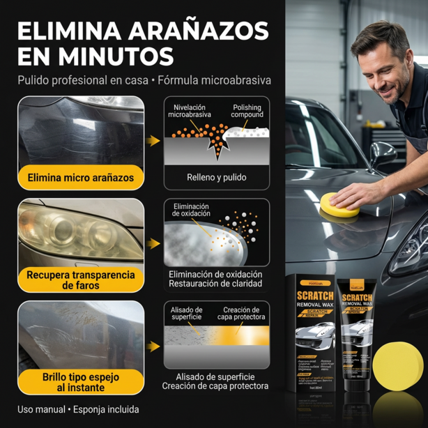 Polirex - Solución profesional para eliminar arañazos en coches y motocicletas