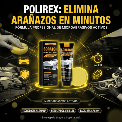 Polirex - Solución profesional para eliminar arañazos en coches y motocicletas
