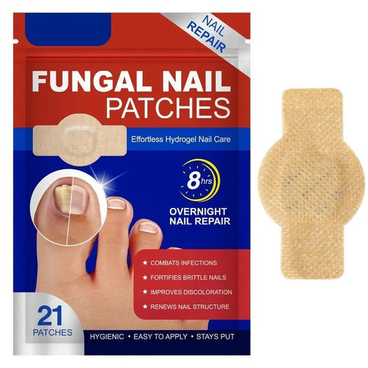 Parches para la renovación de uñas durante la noche