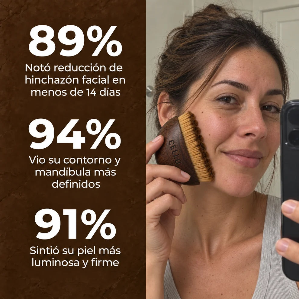 Cepillo Facial Drenaje Linfatico Masajeador 🪮
