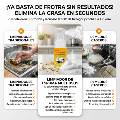 Paga 1 Lleve 2 Limpiador de espuma multiusos🧽🫧 (120 ml)