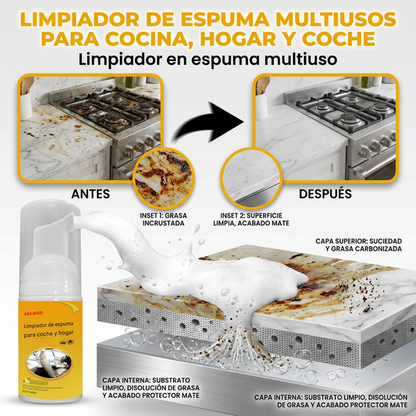 Paga 1 Lleve 2 Limpiador de espuma multiusos🧽🫧 (120 ml)