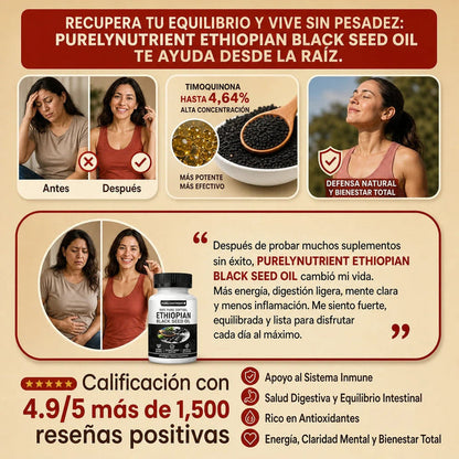 Ethiopian Black Seed Oil™ - Fórmula Concentrada De Nigella Sativa