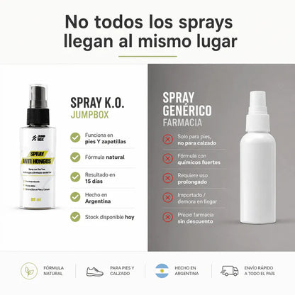 Paga 1 Lleva 2 Spray Anti Hongos para Pies y Calzado 60ml