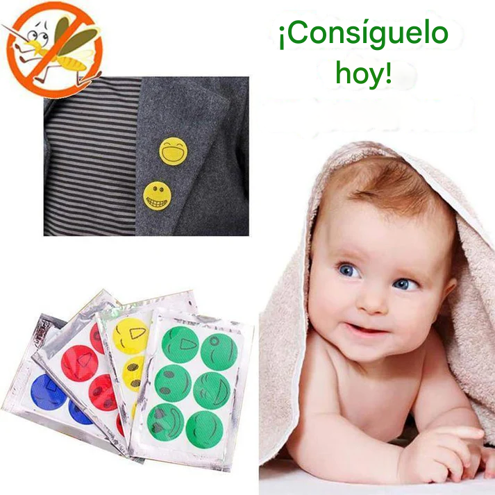 Parches repelentes de mosquitos: fórmula natural para niños y adultos