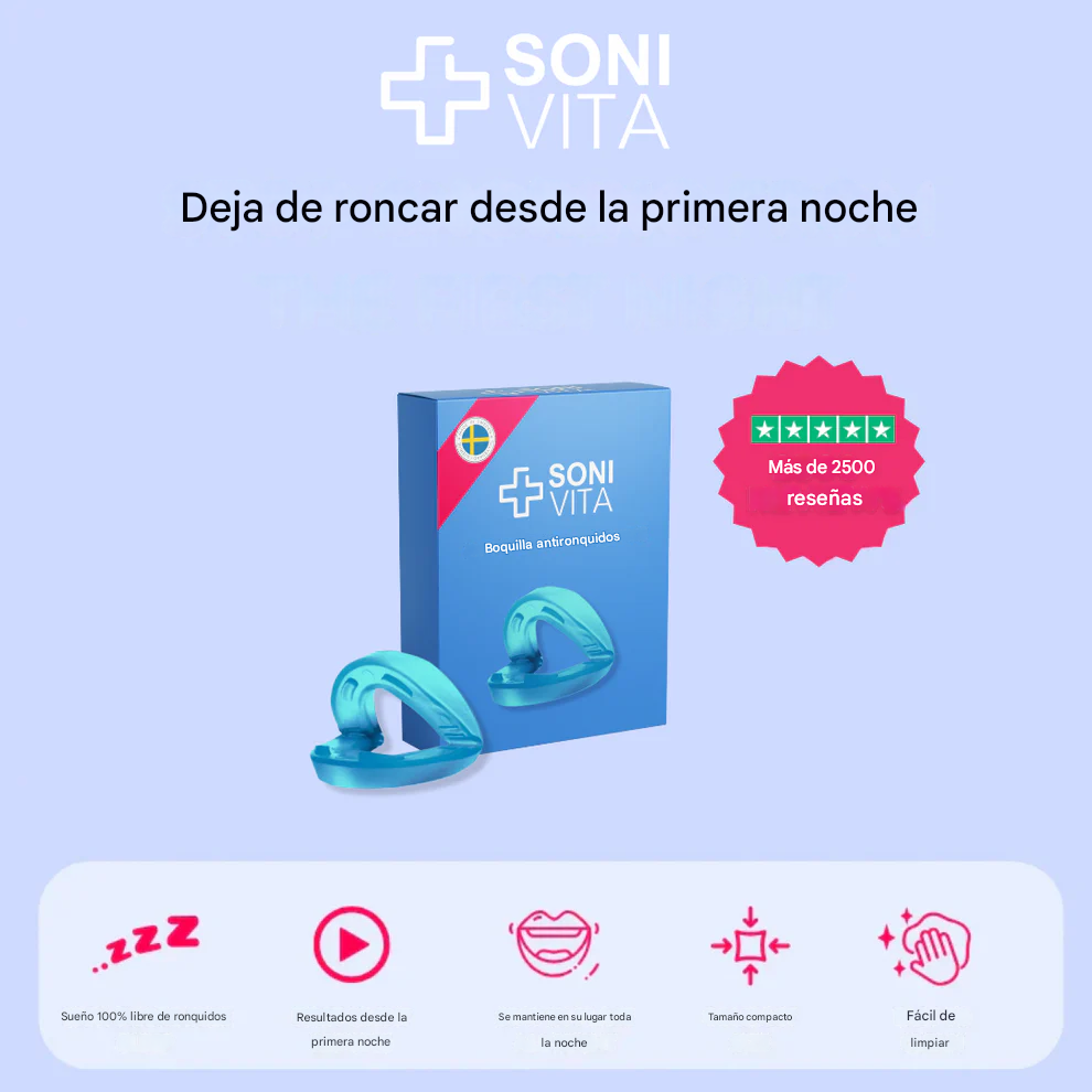 SoniVita - Boquilla antironquidos, tamaño universal