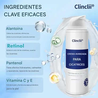 Clinclii® Gel de silicona médica para cicatrices✨  Atenúa cicatrices quirúrgicas, estrías, queloides y cicatrices de cesárea
