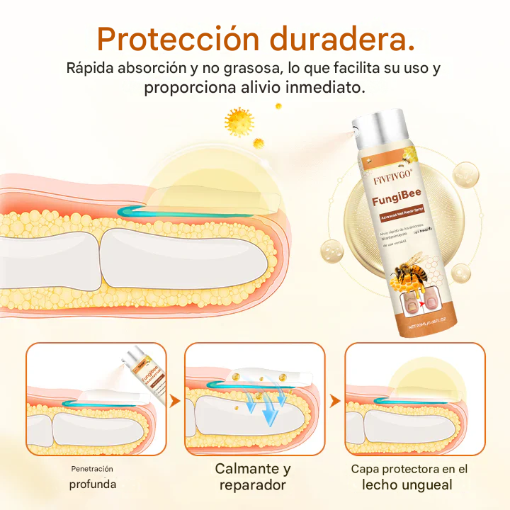 FungiBee Fivfivgo®🐝 Spray reparador de uñas🫸✨ avanzado