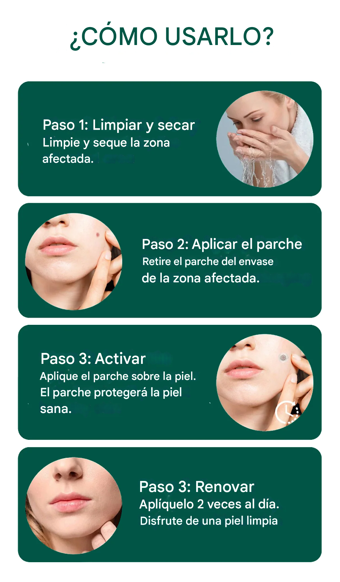 Parches de magnesio Luhaka® elimina verrugas✨ (6 unidades reutilizables)👩‍⚕️