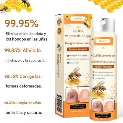 UNPREE™ Spray para hongos en las uñas con veneno de abeja Kolirin 💥