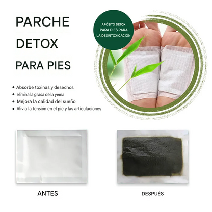 Parches desintoxicantes desintoxicación natural mientras duermes.🍃