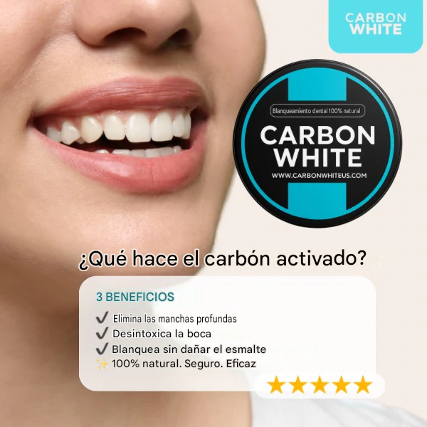 CarbonWhite RUTINA DIARIA DE BLANQUEAMIENTO