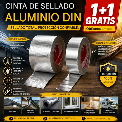 Tira de sellado de aluminio Paga 1 Lleva 4 GRATIS (10Mts)