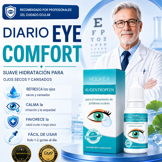 Gotas hidratantes diarias para los ojos Refrescante y reconfortante para ojos secos y cansados.