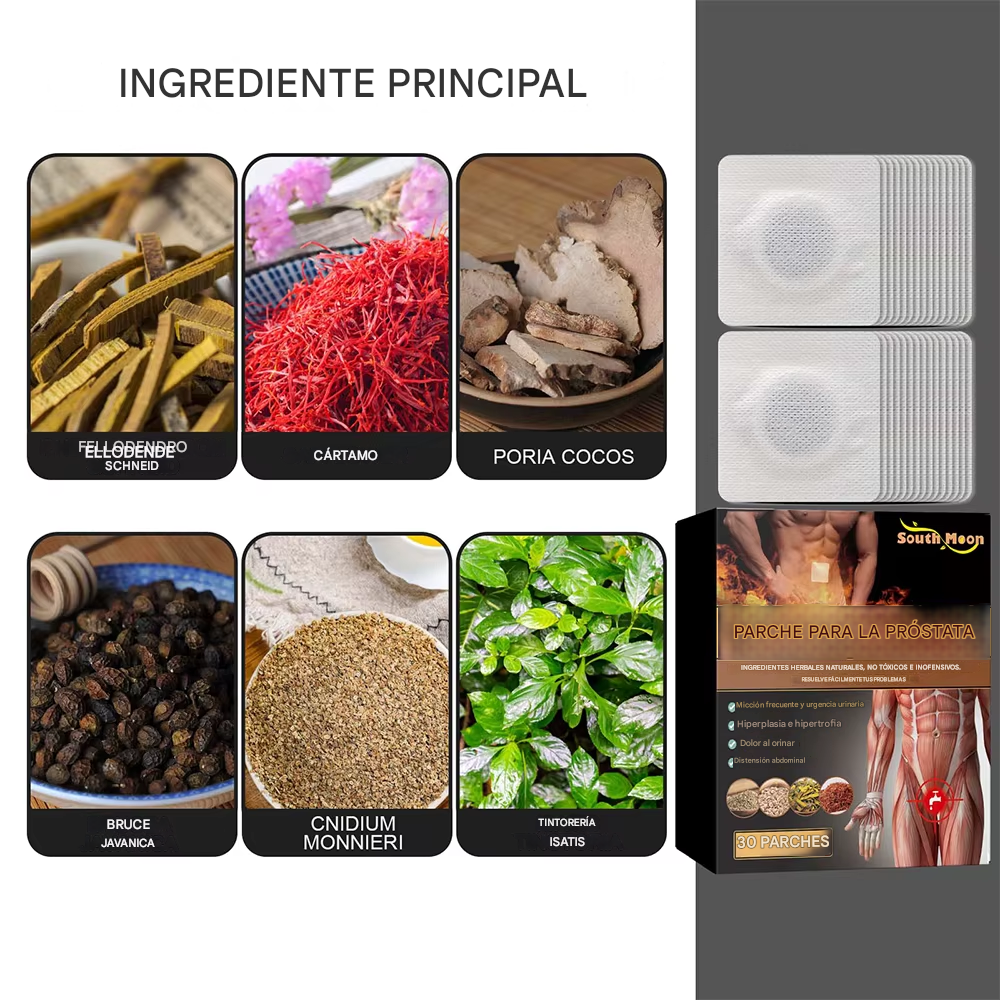 parche prostatico (10UNDS) Adiós al sufrimiento de la próstata... ¡alivio que dura todo el Dia!