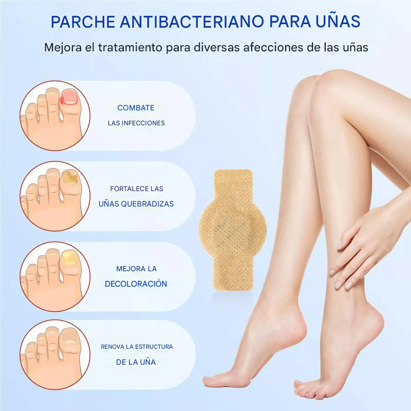 Parches para la renovación de uñas durante la noche