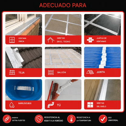 Tira de sellado de aluminio Paga 1 Lleva 4 GRATIS (10Mts)