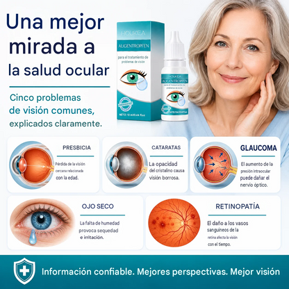 Gotas hidratantes diarias para los ojos Refrescante y reconfortante para ojos secos y cansados.