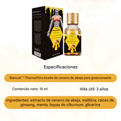 Biancat™ ThermoFirm (paga 1 lleva 3🔥🎁)  Aceite quemador corporal con veneno de abeja