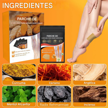Parche de cúrcuma para venas varicosas (🔥 Oferta especial 🔥)