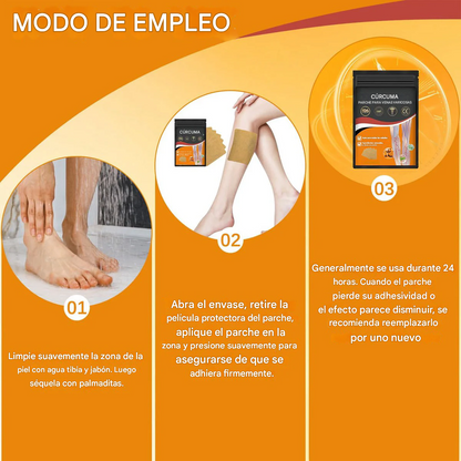 Parche de cúrcuma para venas varicosas (🔥 Oferta especial 🔥)