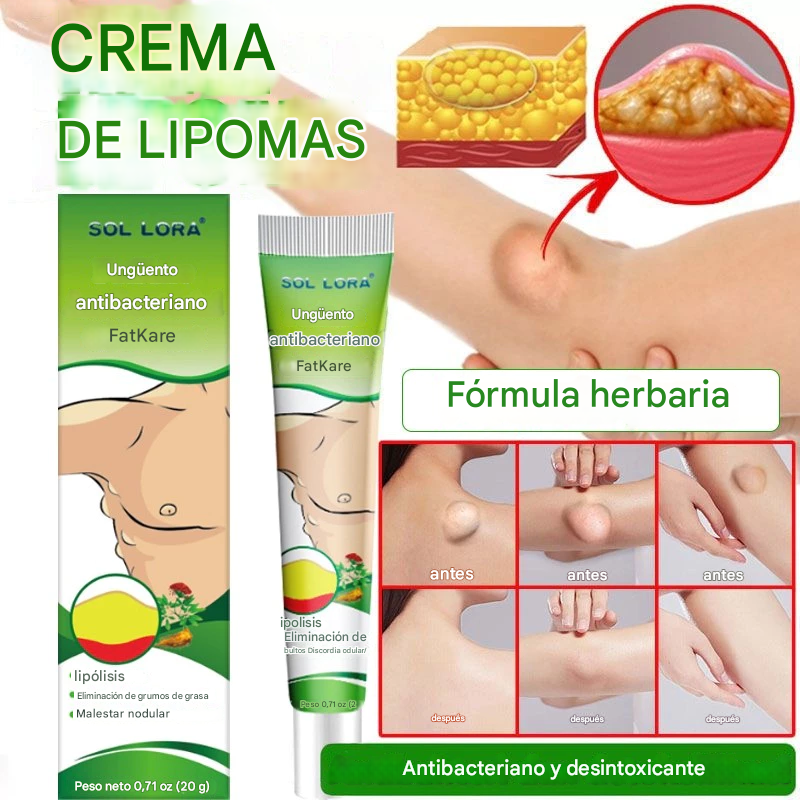 Ungüento herbal para lipomas