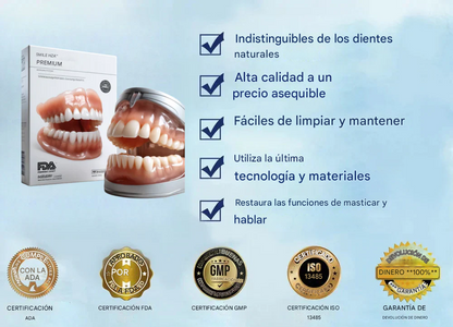 HZA™ --🦷Juego avanzado de prótesis dentales completas personalizadas🦷