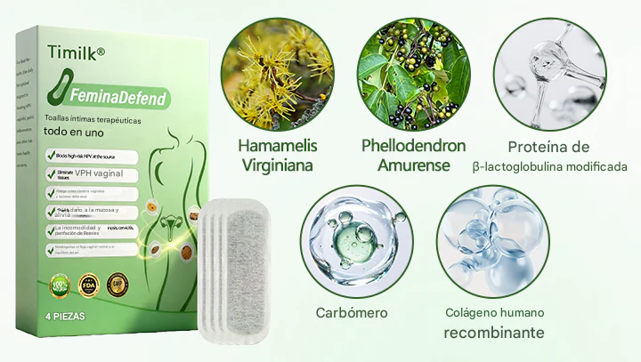 Compresas íntimas todo en uno Timilk® FeminaDefend