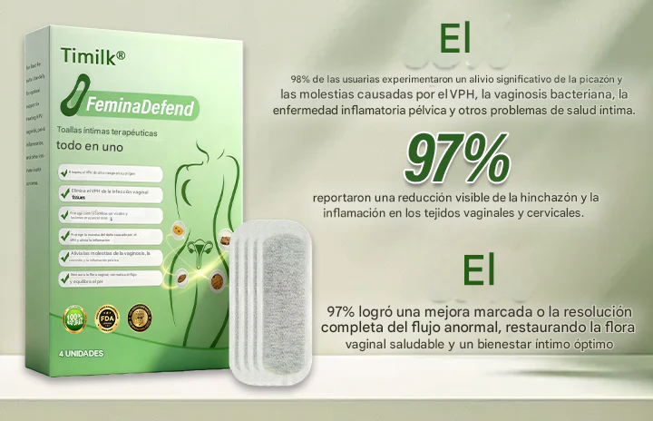 Compresas íntimas todo en uno Timilk® FeminaDefend
