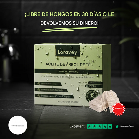 Jabón Loravey® Antifúngico para el Alivio
