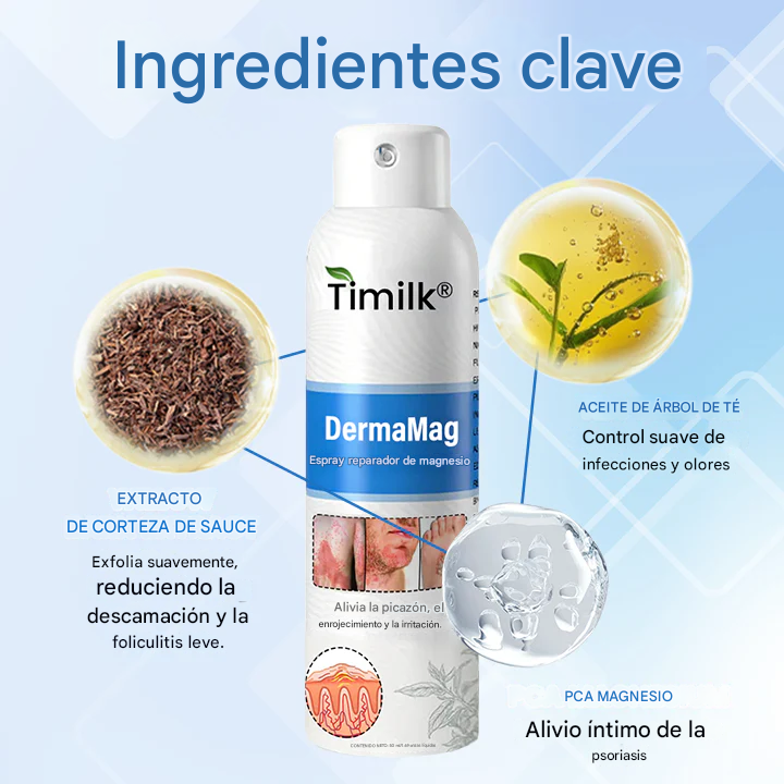 Timilk® DermaMag Magnesium Repair Spray 🔥 Certificado por la FDA