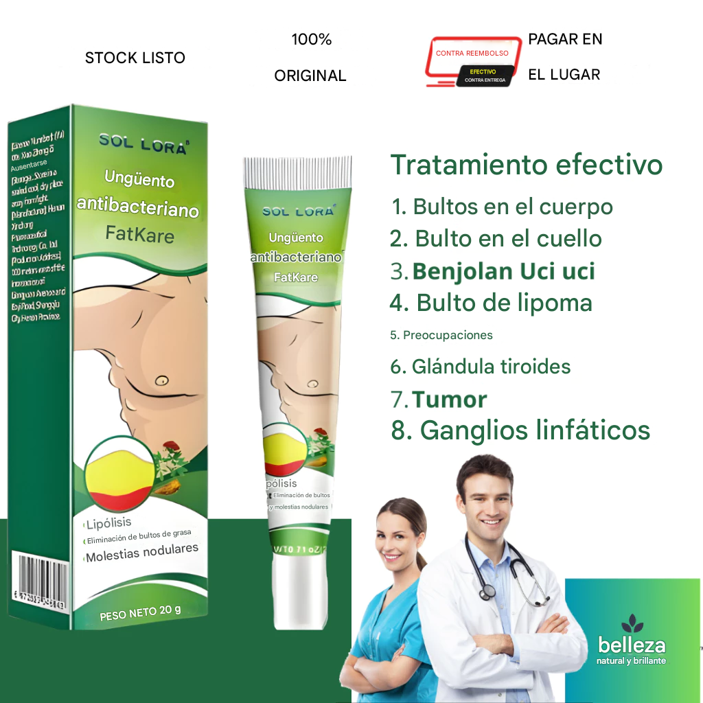 Ungüento herbal para lipomas