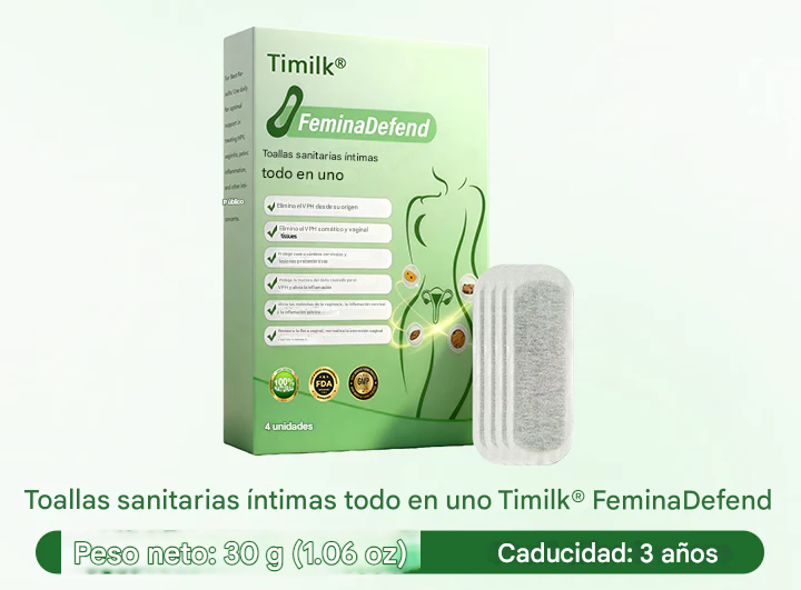 Compresas íntimas todo en uno Timilk® FeminaDefend