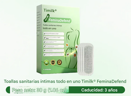 Compresas íntimas todo en uno Timilk® FeminaDefend