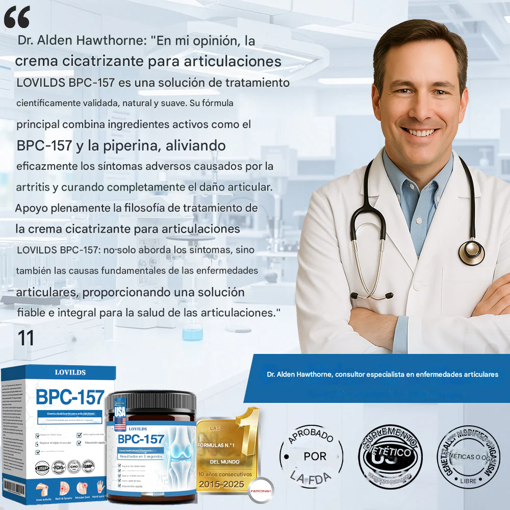 LOVILDS® 𝑩𝐏𝐂-𝟏𝟓𝟕 𝐉𝐨𝐢𝐧𝐭 𝐇𝐞𝐚𝐥𝐢𝐧𝐠 𝐂𝐫𝐞𝐚𝐦🦴 Alivio para la artritis, neuropatía, reumatismo y lesiones deportivas