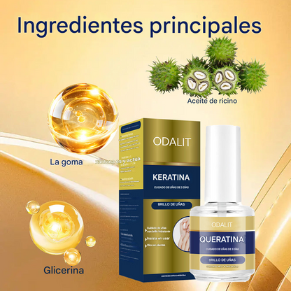 (Paga 1 Lleva 3🔥🎁) Recuperación de uñas 2026🫷🏼🫸🏼 | Cuidado avanzado con queratina y aloe🌿