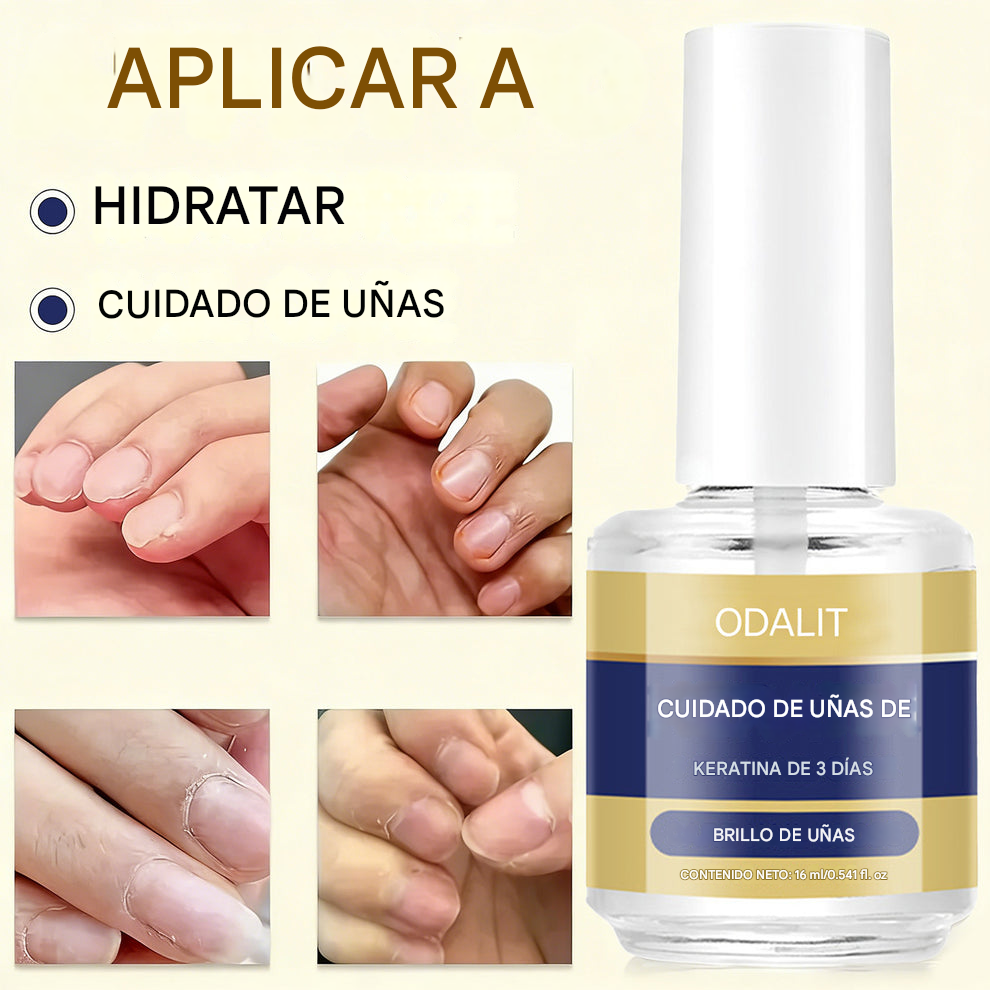 (Paga 1 Lleva 3🔥🎁) Recuperación de uñas 2026🫷🏼🫸🏼 | Cuidado avanzado con queratina y aloe🌿