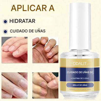 (Paga 1 Lleva 3🔥🎁) Recuperación de uñas 2026🫷🏼🫸🏼 | Cuidado avanzado con queratina y aloe🌿