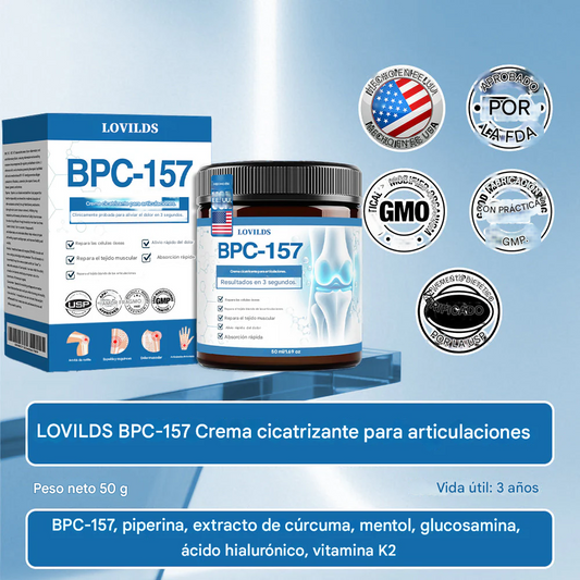 LOVILDS® 𝑩𝐏𝐂-𝟏𝟓𝟕 𝐉𝐨𝐢𝐧𝐭 𝐇𝐞𝐚𝐥𝐢𝐧𝐠 𝐂𝐫𝐞𝐚𝐦🦴 Alivio para la artritis, neuropatía, reumatismo y lesiones deportivas