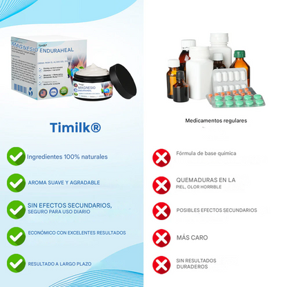 ✨ Timilk® – 🌿 Crema de magnesio para aliviar el dolor 💪
