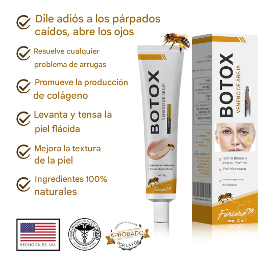 Furzero™ con Botox🧴 y veneno de abeja🍯 crema eliminadora de arrugas