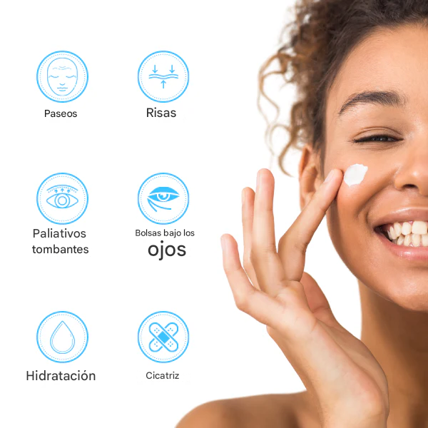 Crema instantánea para ojeras y arrugas.