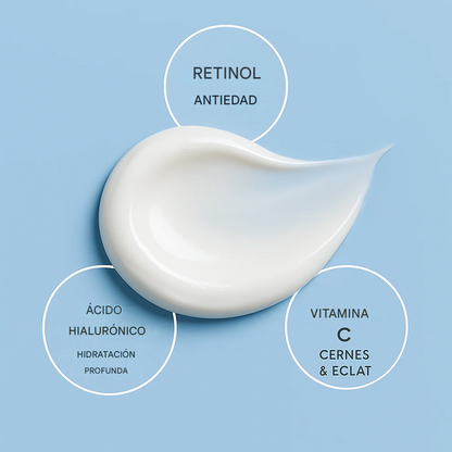 Crema instantánea para ojeras y arrugas.