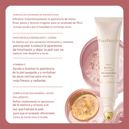 Prebase difuminadora de líneas de expresión CocoBeauty Precision Line Blur Primer
