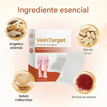 VeinTarget Parche Microagujas Venas Varices (10 PCS🔥🎁)