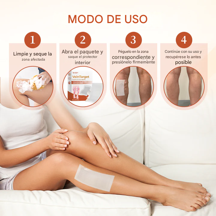 VeinTarget Parche Microagujas Venas Varices (10 PCS🔥🎁)